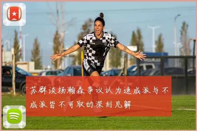 苏群谈杨瀚森争议认为速成派与不成派皆不可取的深刻见解